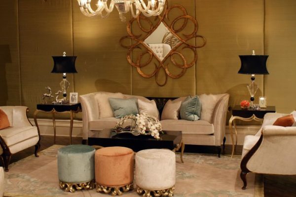 Gold decor for room