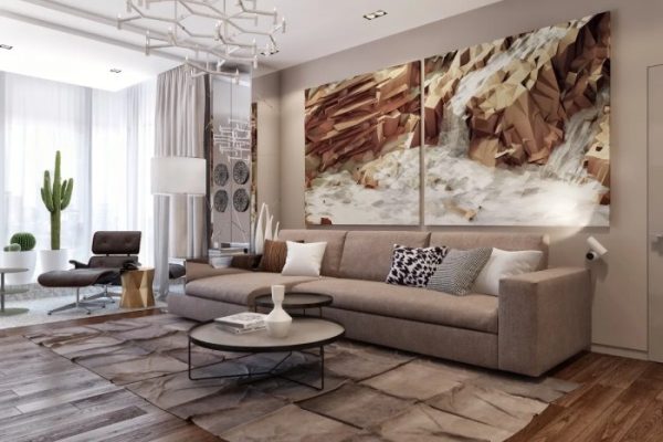 Modern wall decor for living room