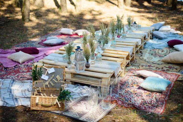 Outdoor decor ideas for parties