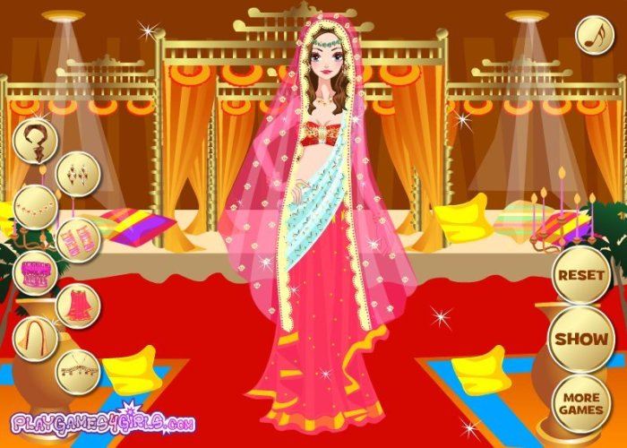 Indian wedding dresses games