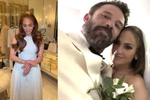 Jlo wedding dress ben affleck